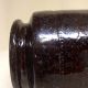 Antique Stoneware: 19thc.  Redware Jar W/ Manganese Glaze & Beaded Shoulder,  Nr Jars photo 4