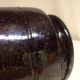 Antique Stoneware: 19thc.  Redware Jar W/ Manganese Glaze & Beaded Shoulder,  Nr Jars photo 7