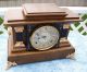 Antique Seth Thomas Adamantine Mantel Clock Egyptian Revival Brass Dial 1897 Nr Clocks photo 1