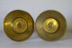 Pair Antique Victorian Solid Brass Bradley & Hubbard Candle Holders Nr Metalware photo 1