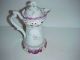 Antique Porcelain Teapot Coffee Pot Maker? Germany? Flowers Pierced Teapots & Tea Sets photo 2