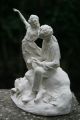 Fine Mid 19th C Parian Figures Of Uncle Tom & Little Nell By William Boyton Kirk Figurines photo 9