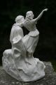 Fine Mid 19th C Parian Figures Of Uncle Tom & Little Nell By William Boyton Kirk Figurines photo 7
