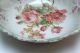 Antique Victorian Leuchtenburg Germany Serving Bowl With Rose Motif 10 Inch Bowls photo 6