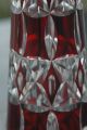 Turn Of The Century Ruby Cut To Clear Perfume Bottle Missing Puffer Perfume Bottles photo 2