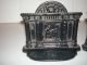 Cast Iron Needlepoint Stand Cross Stitch Fireplace Theme Antique Bookends Old Metalware photo 2