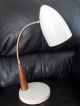 Vintage Danish Wood Mid - Century Atomic Bullet Cone Shade Lamp Flex Light Lamps photo 1