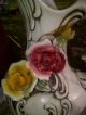 Flower Ceramic Pitcher Capodimonte? Vase 14 1/2 
