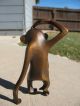 Hagenauer Attribution Monkey Sculpture,  Art Deco,  Machine Age Metalware photo 2