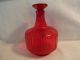 Vintage Handblown Red Glass Decanter With Stopper. . . . Decanters photo 1