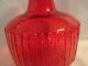 Vintage Handblown Red Glass Decanter With Stopper. . . . Decanters photo 2
