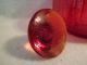 Vintage Handblown Red Glass Decanter With Stopper. . . . Decanters photo 3
