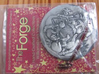 The Forge Repousse Hammered Recycled Aluminum Christmas Ornament,  Williamsburg photo