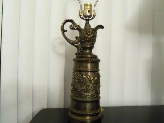 Vintage Brass Table Lamp photo