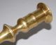 Pair 18th C Antique English Brass Candlesticks Metalware photo 2