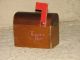 Primitive Vintage Love Note Wood Mail Box Handcrafted Cottage Chic Sweet Boxes photo 1