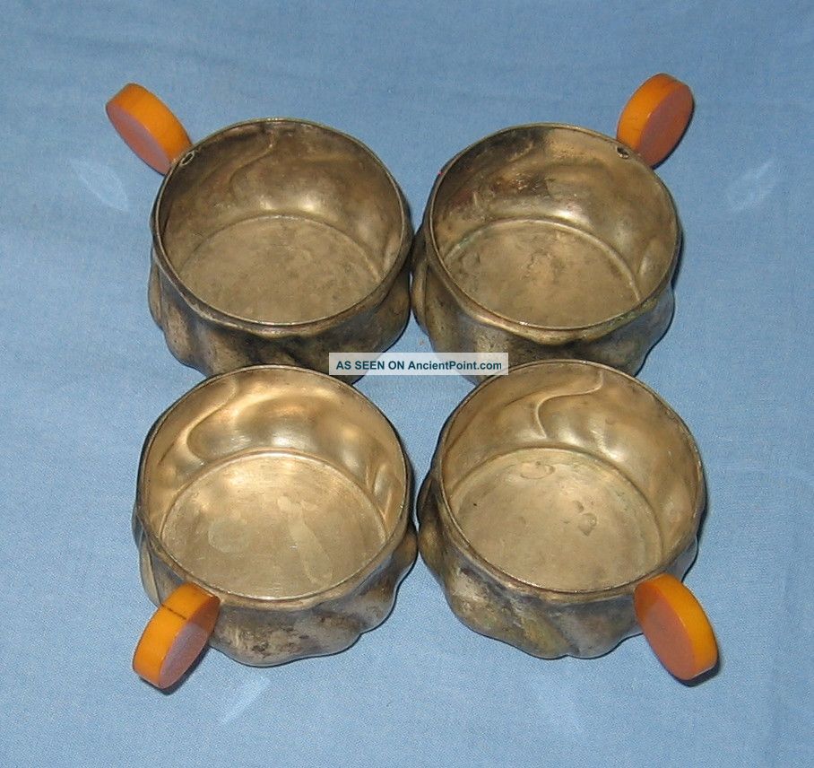 Antique Copper Mug Mugs,  Copper Mug,  Copper Cup 4 Pieces Metalware photo