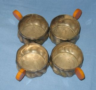Antique Copper Mug Mugs,  Copper Mug,  Copper Cup 4 Pieces photo