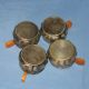Antique Copper Mug Mugs,  Copper Mug,  Copper Cup 4 Pieces Metalware photo 6
