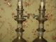 Ornate French Pair Moderator Lamps C.  1860 (electrified) Lamps photo 1