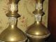 Ornate French Pair Moderator Lamps C.  1860 (electrified) Lamps photo 3