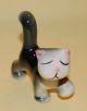 Vintage Porcelain Ceramic Cute Little Pottery Cat With Attitude Figurine Figurines photo 3