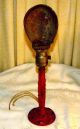 Really Cool Antique Metal Meteor Microphone Style Retro Red Lamp Fancy Lamps photo 1