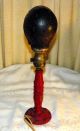 Really Cool Antique Metal Meteor Microphone Style Retro Red Lamp Fancy Lamps photo 2