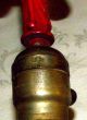 Really Cool Antique Metal Meteor Microphone Style Retro Red Lamp Fancy Lamps photo 5