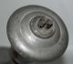 Large 19th C Antique American Pewter Whale Oil Lamp Metalware photo 2