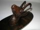 An Antique Black Forst Carving Of A A Chamois Carved Figures photo 3