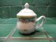 Antique French Pot De Creme Cups & Saucers photo 1