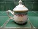 Antique French Pot De Creme Cups & Saucers photo 2