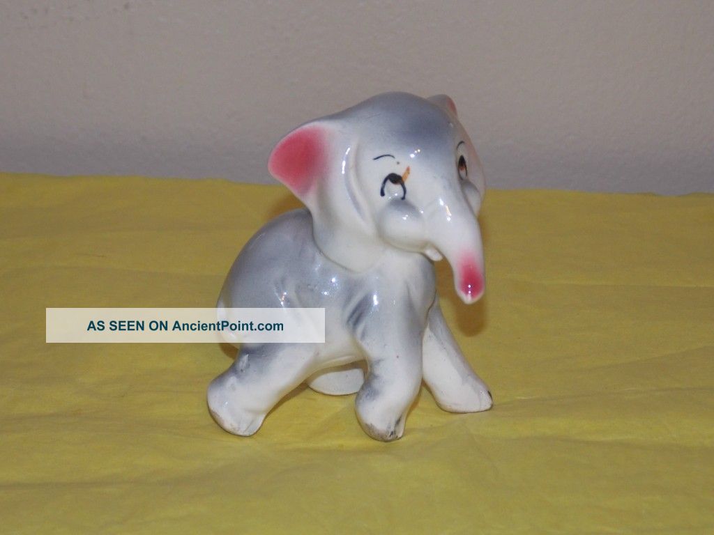 1930s Jumbo Circus Elephant Figurine Dumbo Japan Figurines photo