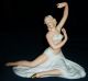 Antique German Dresden Art Deco Lady Exotic Dancer Porcelain Figurine Figure Figurines photo 2