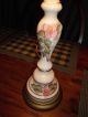 Shabby Chic Cottage Lamp Light Porcelain Applied Roses Italian Capodimonte Style Lamps photo 2