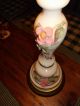Shabby Chic Cottage Lamp Light Porcelain Applied Roses Italian Capodimonte Style Lamps photo 5