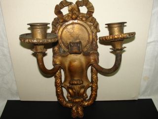 French Estate Chateau Gilded Ormalu Roccoco Victorian Style Chandelier Sconce photo