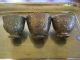 18 / 19th C.  Three Turkish Ottoman Coffee Cups And Tray,  Islamic Metalware photo 9