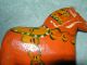 An Old Swedish Dala Horse Carved Figures photo 4