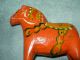 An Old Swedish Dala Horse Carved Figures photo 6