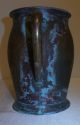 Antique Primitive Unmarked Copper Pitcher With Green Patina Metalware photo 2