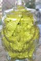 Vtg Wise Old Hooty Owl Glass Jar Large Potato Chips Cookies Canister Halloween Jars photo 7