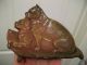 Antique Bronze Bulldog Boxer Art Sculpture Card Receiver Change Tray Dish Dog Metalware photo 8