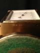 Vintage Swiss Remembrance Brass Clock Weather Station W - Barometer Thermometer Clocks photo 10