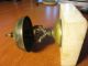 Antique Brass Bell From Haunted Gettysburg Hotel - - Marble Stand Metalware photo 1