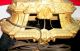 @ Lovely Antique Figural Gilted White Metal Clock Metalware photo 2