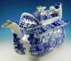 Enoch Wood Blue & White Teapot 1825 Teapots & Tea Sets photo 3