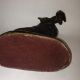 Antique Bronze Statue: Retriever Dog With Bird Metalware photo 5