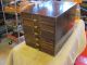 Wies Wood Dovetail 6 Draw File Box. Boxes photo 1
